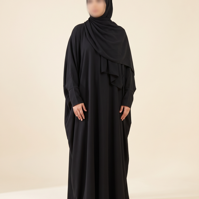 The Silk Shoulder Abaya — عباية الكتف الحرير
