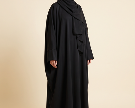 The Silk Shoulder Abaya — عباية الكتف الحرير
