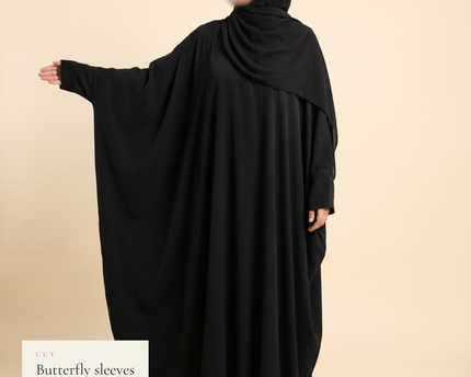 The Silk Shoulder Abaya — عباية الكتف الحرير