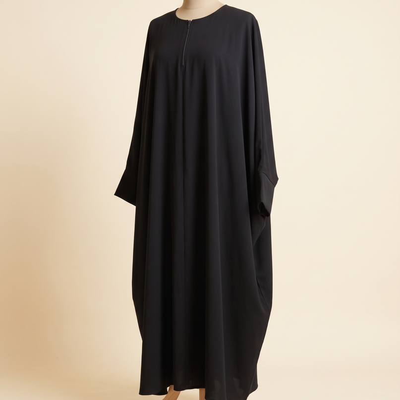 The Silk Shoulder Abaya — عباية الكتف الحرير