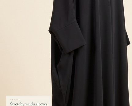 The Silk Shoulder Abaya — عباية الكتف الحرير