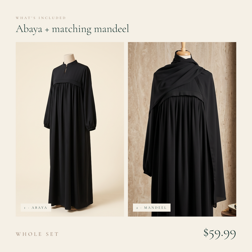 The Safar Collection - Umrah & Ziyara Abaya Set