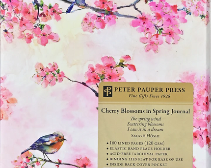 Cherry Blossoms in Spring Journal