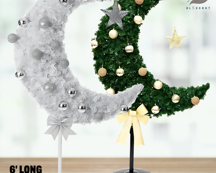 3 & 6 Ft Crescent Ramadan & Eid Tree