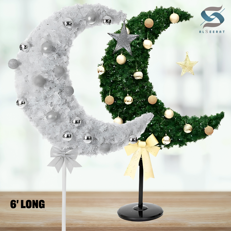 3 & 6 Ft Crescent Ramadan & Eid Tree