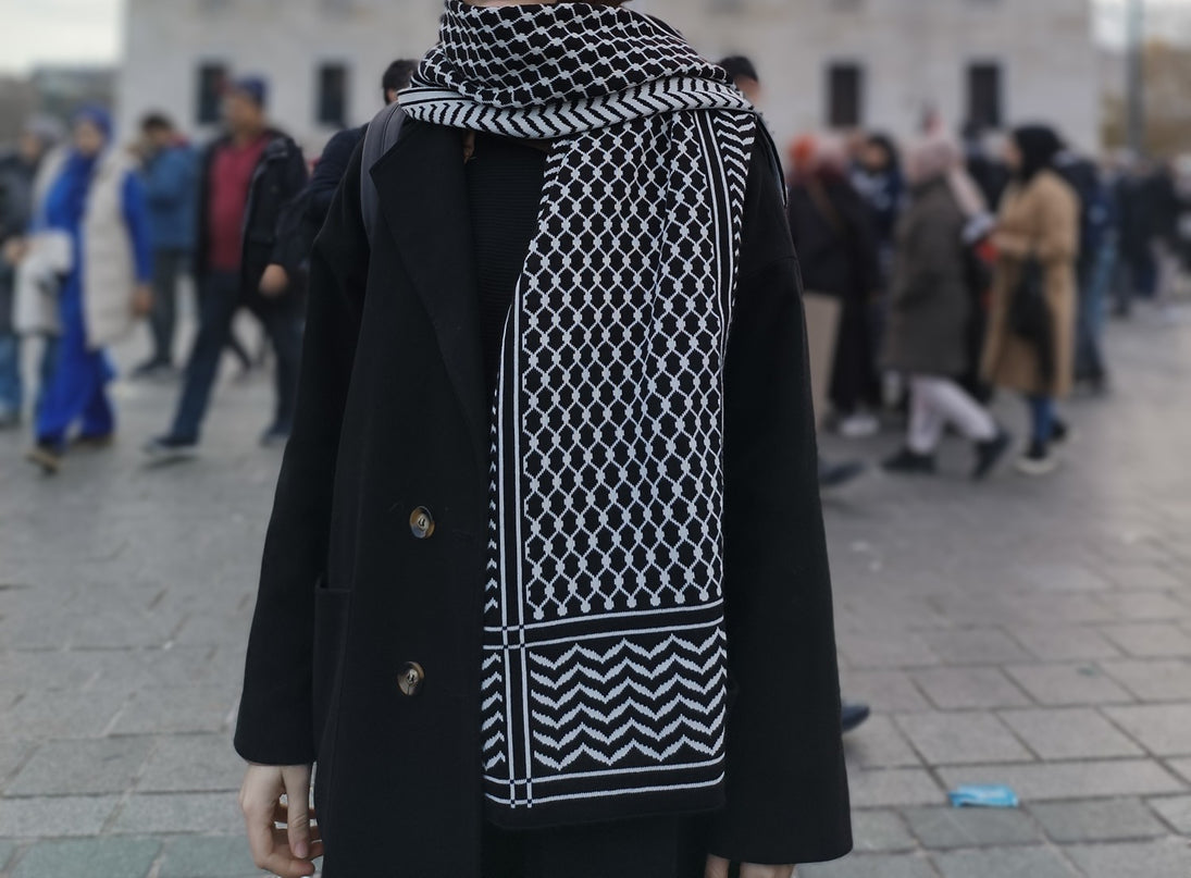 Palestine keffiyeh Patterned knitted Winter Neck Scarf