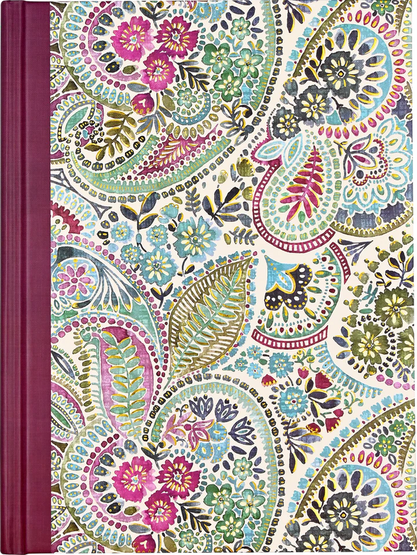 Watercolor Paisley Journal